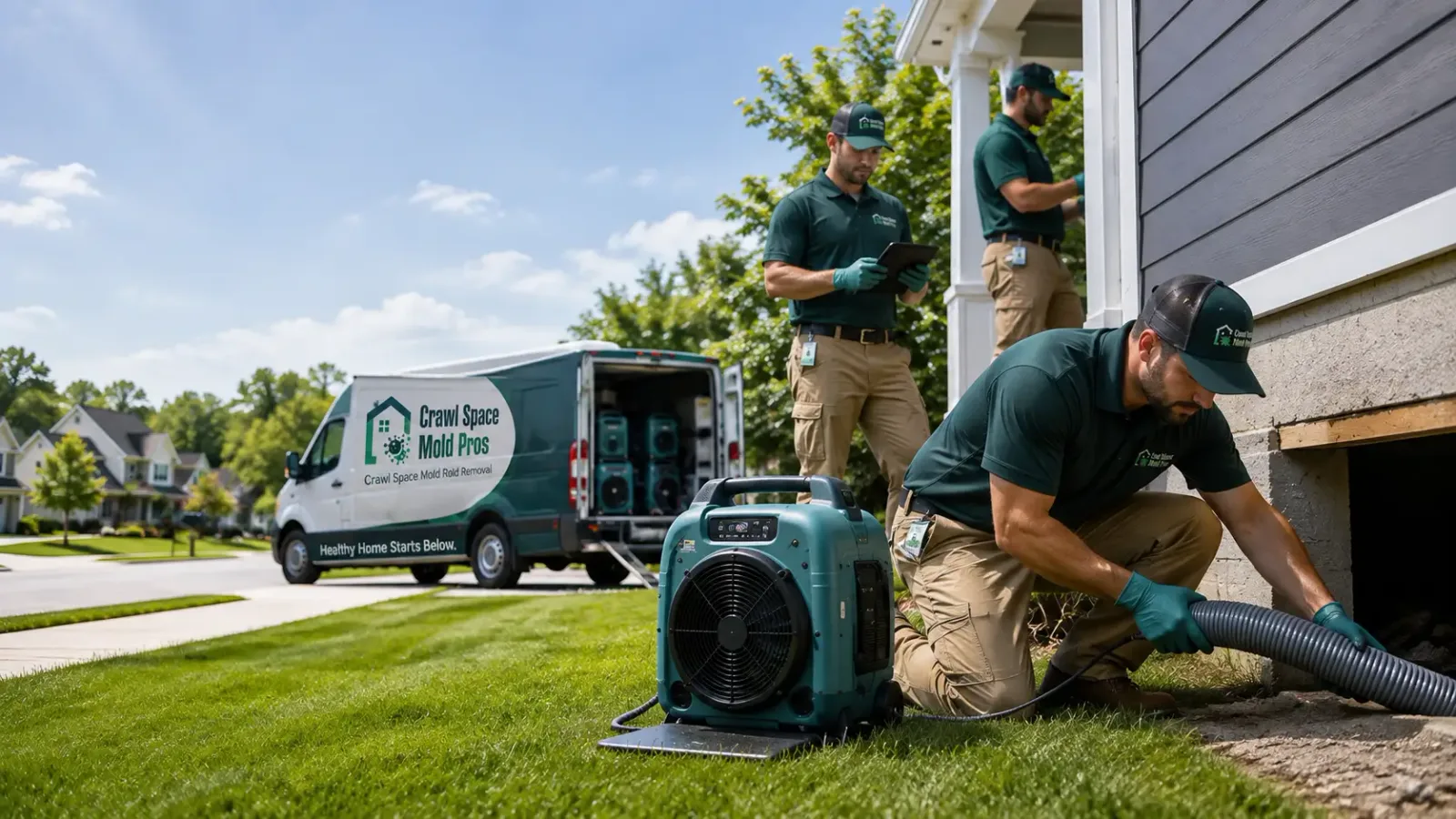 Crawl Space Mold Removal in Portland, CT